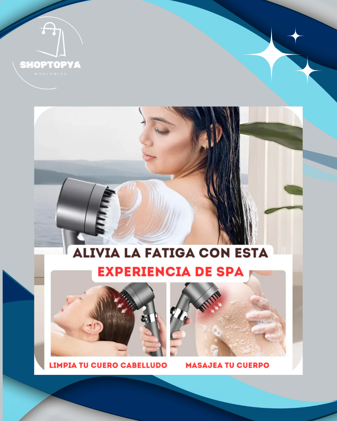 ✨HydroRelax✨ [Ducha masajeadora] Envío gratis a todo Chile🚚 - ¡Paga al recibir!🏡