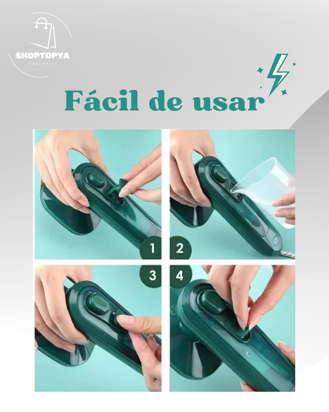 ✨NanoVapor✨ [Mini Plancha a Vapor] Envío gratis a todo Chile🚚 - 30% DSCTO📢 - Paga al recibir🏡