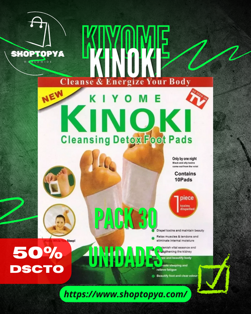 🔥Kiyome Kinoki🔥 - [Parches desintoxicantes] - 🏷️[Pack x30 unidades]🏷️- ¡No te quedes sin el tuyo! Envío gratis a todo Chile🚚