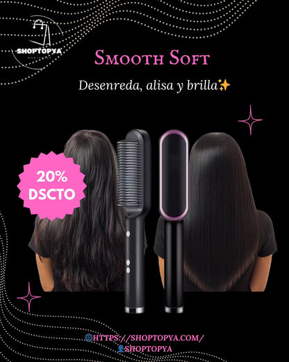 🪮SmoothSoft🪮 - [Cepillo alisador de pelo profesional] - 🔥¡Precio imperdible!🔥 - No te quedes sin el tuyo - Aprovecha el envio gratis a todo Chile🚚