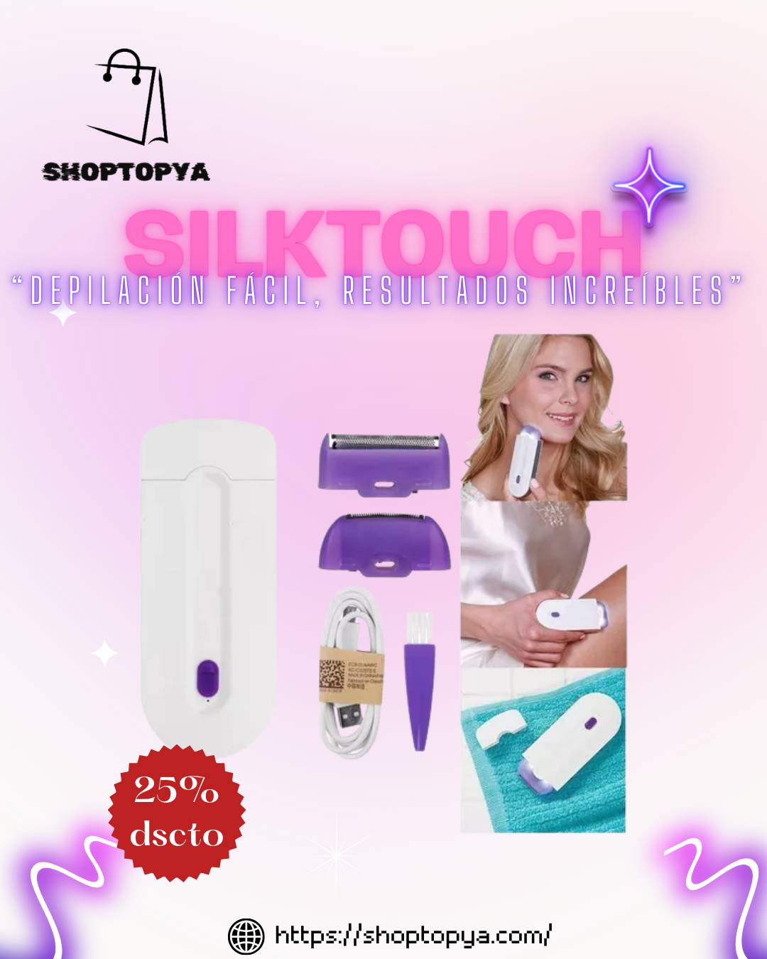 ⚡SilkTouch⚡ - [Depiladora de cuerpo] - ¡Pocas unidades!📢 - Envío gratis a todo Chile🚚